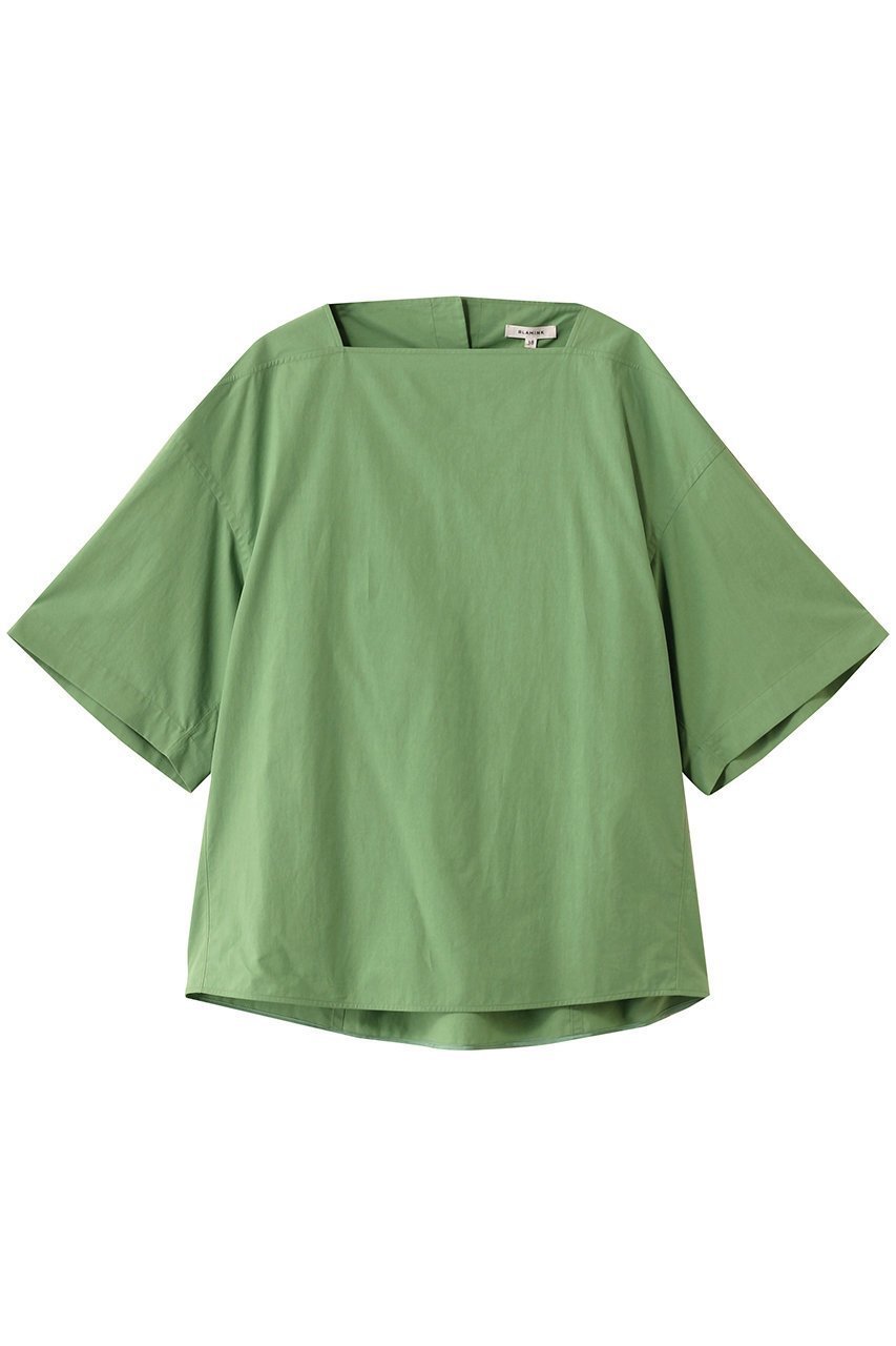 【ブラミンク/BLAMINK】のボートネックショートスリーブブラウス インテリア・キッズ・メンズ・レディースファッション・服の通販 founy(ファニー) 　ファッション　Fashion　レディースファッション　Fashion for Women　トップス・カットソー　Cut & Sew Tops　シャツ・ブラウス・オフィスカジュアル　Elegant Blouses & Button-Ups　ショート　Short, Short Length　スクエア　Square, Square Shape　スリーブ　Sleeve, Long Sleeve / Short Sleeve　ボトム　Bottoms, Lower Wear　リラックス　Relax, Relaxed Fit　エレガント 上品　Elegant　ケリー|ID: prp329100004586604 ipo3291000000032523399