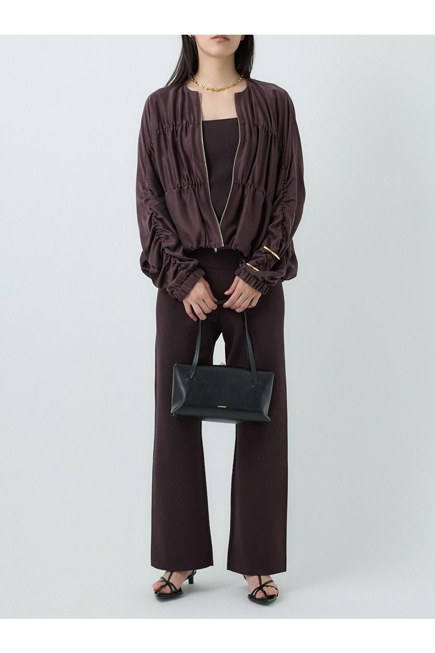 【カオス/Chaos】のクシュクシュブルゾン 人気、トレンドファッション・服の通販 founy(ファニー) 　ファッション　Fashion　レディースファッション　Ladies' Fashion Online　アウター　Coat Outerwear　ジャケット　Jackets　ブルゾン　Blouson/Jackets　おすすめ　Recommend　サテン　Satin　シルク　Silk　ジャケット　Jacket　ストレッチ　Stretch　フロント　Front　ブルゾン　Blouson　エレガント 上品　Elegant　定番　Standard　NEW・新作・新着・新入荷　New Arrivals　洗える　Washable　other-2|ID: prp329100004586613 ipo3291000000032523450