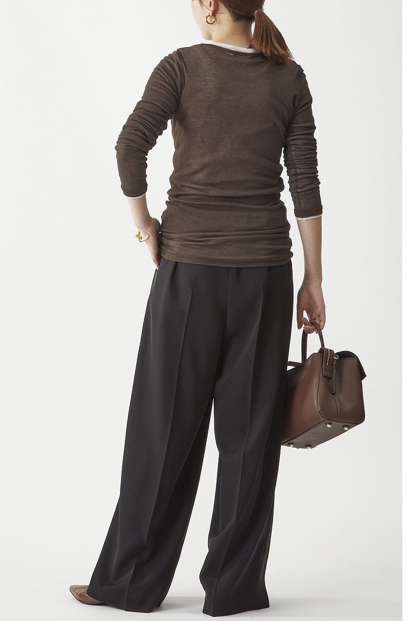 【プルミエ アロンディスモン/1er Arrondissement】の【PROTAGONISTA】レイヤートップス(2枚セット) 人気、トレンドファッション・服の通販 founy(ファニー) 　ファッション　Fashion　レディースファッション　Fashion for Women　トップス・カットソー　Cut & Sew Tops　シャツ・ブラウス・オフィスカジュアル　Elegant Blouses & Button-Ups　ロングTシャツ・Tシャツ　Longline T-Shirts & Tees　カットソー・ベーシックTシャツ　Cut-and-Sewn Tops / Stretch Tees & Basics　インナー　Innerwear　キャミワンピース　Cami Dress, Slip Dress　コレクション　Collection, Seasonal Line　スリーブ　Sleeve, Long Sleeve / Short Sleeve　フィット　Fit, Slim Fit　ベスト　Vest, Waistcoat　ベーシック　Basic, Essential　ミックス　Mix, Mixed Style　リラックス　Relax, Relaxed Fit　ロング　Long, Long-Length　再入荷　Restock / Back in Stock　長袖　Long Sleeve, Full Sleeve　other-3|ID: prp329100004586615 ipo3291000000035580054