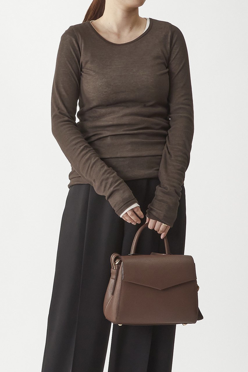 【プルミエ アロンディスモン/1er Arrondissement】の【PROTAGONISTA】レイヤートップス(2枚セット) 人気、トレンドファッション・服の通販 founy(ファニー) 　ファッション　Fashion　レディースファッション　Fashion for Women　トップス・カットソー　Cut & Sew Tops　シャツ・ブラウス・オフィスカジュアル　Elegant Blouses & Button-Ups　ロングTシャツ・Tシャツ　Longline T-Shirts & Tees　カットソー・ベーシックTシャツ　Cut-and-Sewn Tops / Stretch Tees & Basics　インナー　Innerwear　キャミワンピース　Cami Dress, Slip Dress　コレクション　Collection, Seasonal Line　スリーブ　Sleeve, Long Sleeve / Short Sleeve　フィット　Fit, Slim Fit　ベスト　Vest, Waistcoat　ベーシック　Basic, Essential　ミックス　Mix, Mixed Style　リラックス　Relax, Relaxed Fit　ロング　Long, Long-Length　再入荷　Restock / Back in Stock　長袖　Long Sleeve, Full Sleeve　other-5|ID: prp329100004586615 ipo3291000000035580056