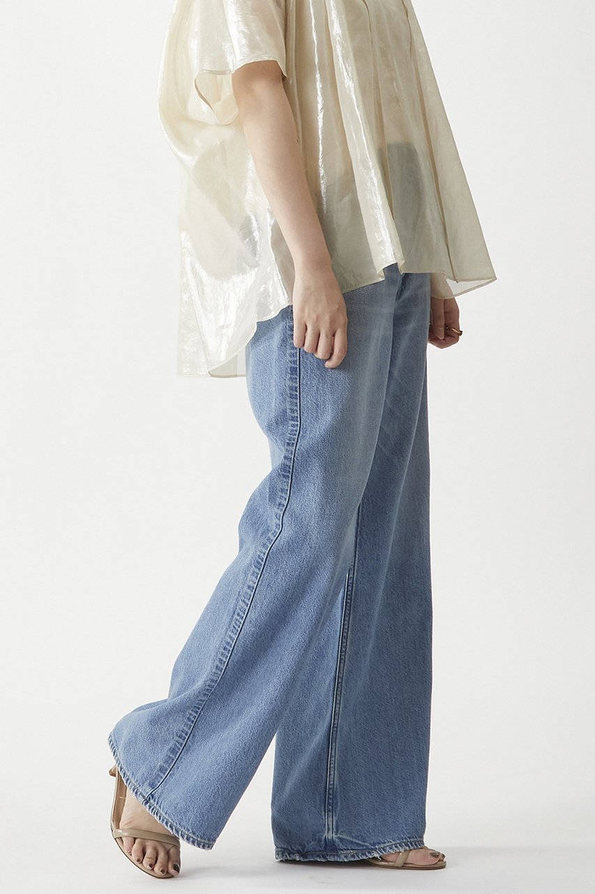 【プルミエ アロンディスモン/1er Arrondissement】の【upper hights】“THE LAUREN”デニムパンツ 人気、トレンドファッション・服の通販 founy(ファニー) 　ファッション　Fashion　レディースファッション　Fashion for Women　パンツ　Pants & Trousers　デニムパンツ・ジーンズ・美脚デニム　Denim Jeans & Pants　シンプル　Simple, Minimal　スタイリッシュ　Stylish, Fashionable　デニム　Denim, Jeans Material　バランス　Balance, Style Balance　フレア　Flare, Flared　other-6|ID: prp329100004586616 ipo3291000000035580063