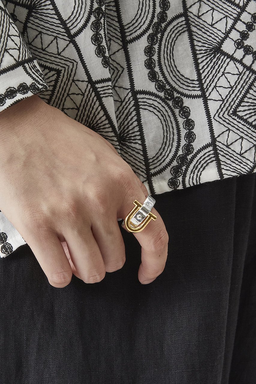 【プルミエ アロンディスモン/1er Arrondissement】の【CXC】リング インテリア・キッズ・メンズ・レディースファッション・服の通販 founy(ファニー) 　ファッション　Fashion　レディースファッション　Fashion for Women　シルバー　Silver, Metallic Silver　シンプル　Simple, Minimal　ジュエリー　Jewelry, Accessories　スタイリッシュ　Stylish, Fashionable　バランス　Balance, Style Balance　フォルム　Silhouette, Form　シルバー|ID: prp329100004586619 ipo3291000000035580073