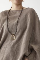 【プルミエ アロンディスモン/1er Arrondissement】の【CXC】レザーネックレス ダークブラウン|ID: prp329100004586621 ipo3291000000035986064