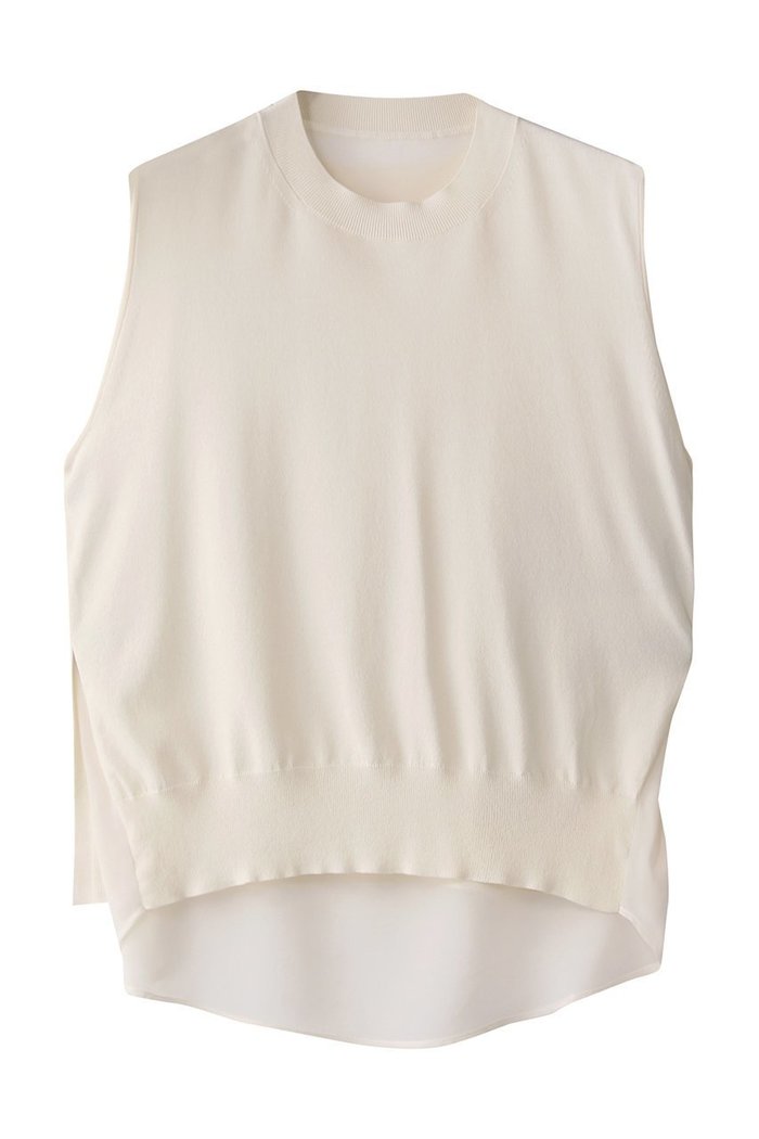 【ベイジ,/BEIGE,】のVALOIS(ヴァロア)/バックシフォンレイヤードニット インテリア・キッズ・メンズ・レディースファッション・服の通販 founy(ファニー) https://founy.com/ ファッション Fashion レディースファッション Ladies' Fashion Online トップス・カットソー Tops/Tshirt ニット Knit Tops プルオーバー Pullover 2025年 2025 なめらか Smooth シフォン Chiffon シンプル Simple フロント Front A/W・秋冬 Aw・Autumn/Winter・Fw・Fall-Winter |ID: prp329100004586628 ipo3291000000032523574