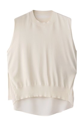 【ベイジ,/BEIGE,】 VALOIS(ヴァロア)/バックシフォンレイヤードニット人気、トレンドファッション・服の通販 founy(ファニー) ファッション Fashion レディースファッション Ladies' Fashion Online トップス・カットソー Tops/Tshirt ニット Knit Tops プルオーバー Pullover 2025年 2025 なめらか Smooth シフォン Chiffon シンプル Simple フロント Front A/W・秋冬 Aw・Autumn/Winter・Fw・Fall-Winter |ID:prp329100004586628