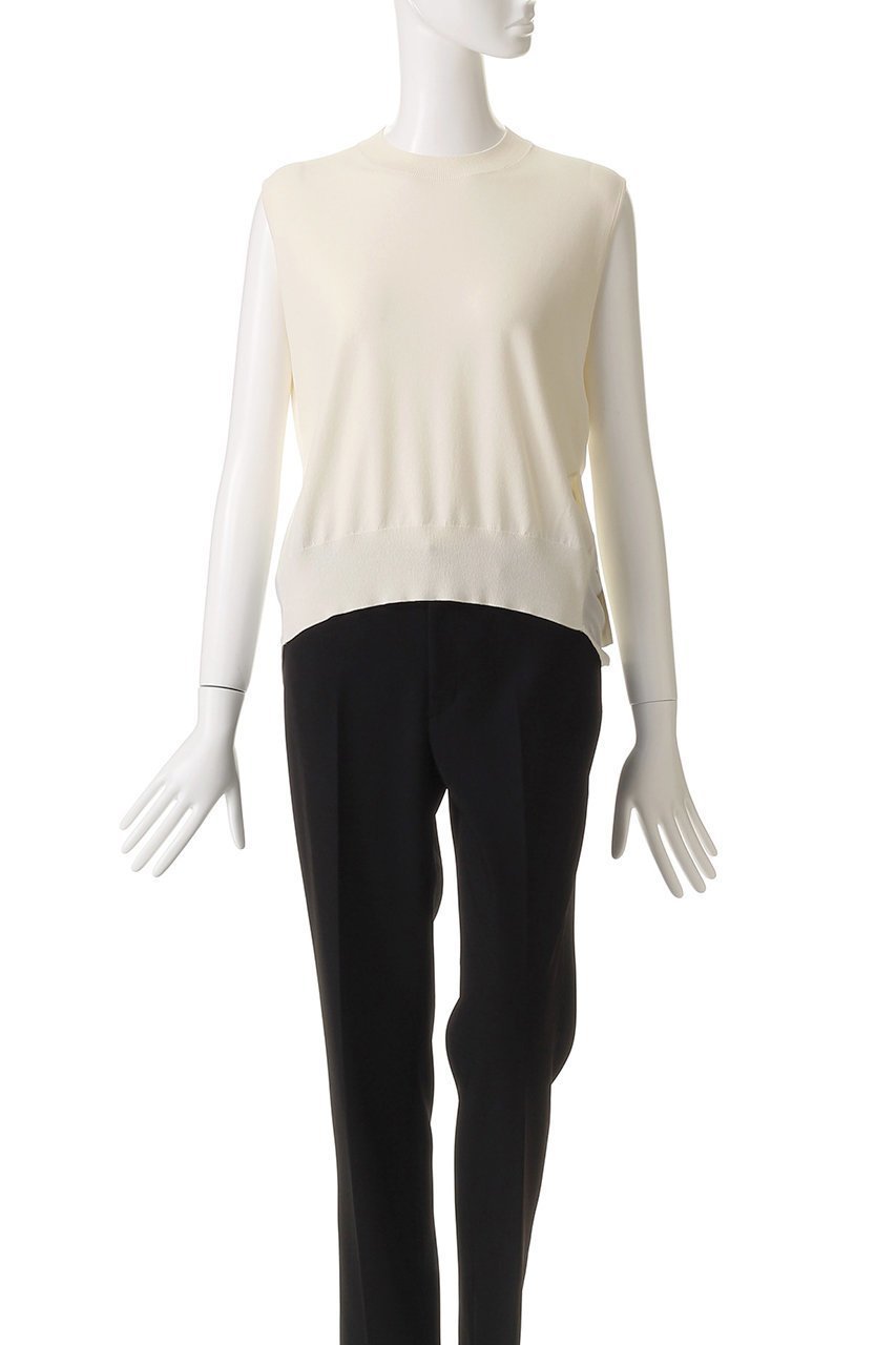 【ベイジ,/BEIGE,】のVALOIS(ヴァロア)/バックシフォンレイヤードニット 人気、トレンドファッション・服の通販 founy(ファニー) 　ファッション　Fashion　レディースファッション　Ladies' Fashion Online　トップス・カットソー　Tops/Tshirt　ニット　Knit Tops　プルオーバー　Pullover　2025年　2025　2025-2026秋冬・A/W　Aw/Autumn/Winter/Fw/Fall/2025-2026　なめらか　Smooth　シフォン　Chiffon　シンプル　Simple　フロント　Front　A/W・秋冬　Aw・Autumn/Winter・Fw・Fall-Winter　other-2|ID: prp329100004586628 ipo3291000000032523576