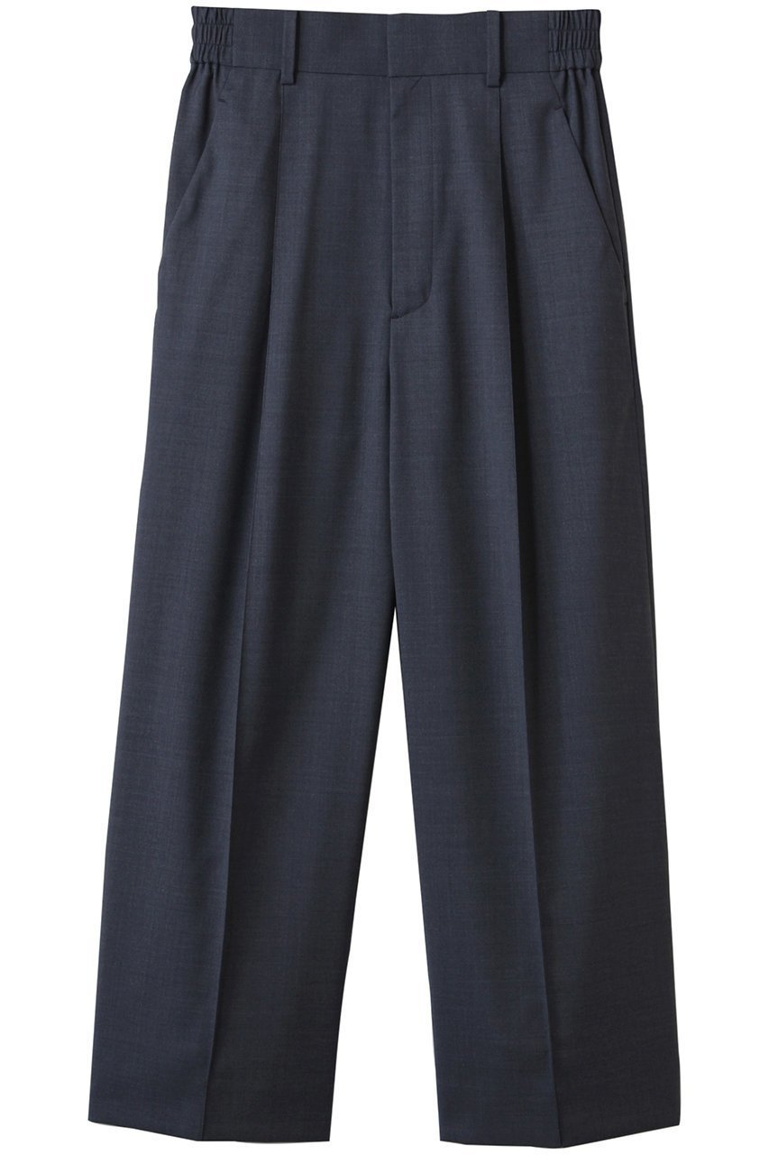 【エブール/ebure】の【店舗限定】ポリエステルウールトロピカル ワイドパンツ インテリア・キッズ・メンズ・レディースファッション・服の通販 founy(ファニー) 　ファッション　Fashion　レディースファッション　Fashion for Women　パンツ　Pants & Trousers　ウォッシャブル　Machine Washable　ストレッチ　Stretch, Stretchy Fabric　ロング　Long, Long-Length　ワイド　Wide, Wide Fit　再入荷　Restock / Back in Stock　ブルー|ID: prp329100004587564 ipo3291000000035661706