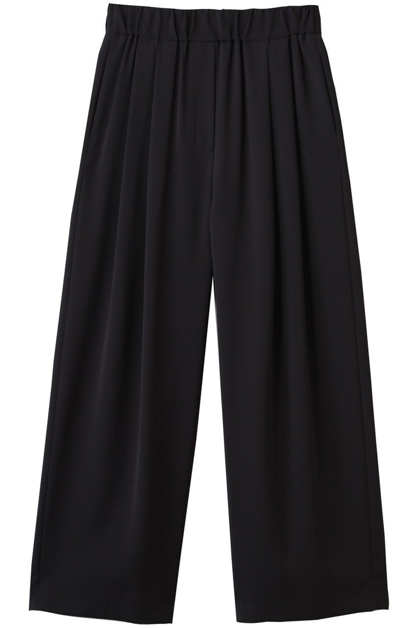 【エブール/ebure】の【店舗限定】2WAYツイル イージーワイドパンツ インテリア・キッズ・メンズ・レディースファッション・服の通販 founy(ファニー) 　ファッション　Fashion　レディースファッション　Fashion for Women　パンツ　Pants & Trousers　ギャザー　Gathered, Ruffled　ストレッチ　Stretch, Stretchy Fabric　ツイル　Twist, Twisted Detail　リラックス　Relax, Relaxed Fit　エレガント 上品　Elegant　夏　Summer　ネイビー|ID: prp329100004587565 ipo3291000000035661724