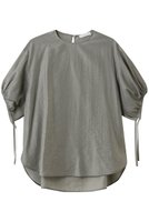 【エブール/ebure】の【6/27 0:00販売開始】【店舗限定】ブレンドヤーンキュプラシルク パフスリーブブラウス 人気、トレンドファッション・服の通販 founy(ファニー) ファッション Fashion レディースファッション Ladies' Fashion Online トップス・カットソー Tops/Tshirt シャツ/ブラウス Shirts/Blouses 2025年 2025 2025-2026秋冬・A/W Aw/Autumn/Winter/Fw/Fall/2025-2026 シアー Sheer ショート Short シルク Silk スリーブ Sleeve トレンド Trend バランス Balance フェミニン Feminine エレガント 上品 Elegant 人気 Popularity A/W・秋冬 Aw・Autumn/Winter・Fw・Fall-Winter |ID:prp329100004587567