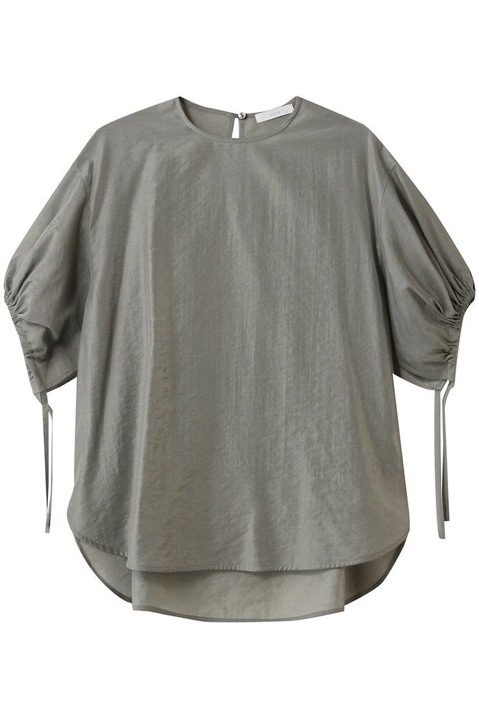 【エブール/ebure】の【店舗限定】ブレンドヤーンキュプラシルク パフスリーブブラウス インテリア・キッズ・メンズ・レディースファッション・服の通販 founy(ファニー) https://founy.com/ ファッション Fashion レディースファッション Fashion for Women トップス・カットソー Cut & Sew Tops シャツ・ブラウス・オフィスカジュアル Elegant Blouses & Button-Ups シアー Sheer, See-Through ショート Short, Short Length シルク Silk, 100% Silk スリーブ Sleeve, Long Sleeve / Short Sleeve トレンド Trend, Trending Now バランス Balance, Style Balance フェミニン Feminine, Girly エレガント 上品 Elegant 人気 Popular, Best Seller |ID: prp329100004587567 ipo3291000000036081174