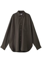 【シュタイン/ssstein / MEN】の【MEN】RAYON/LINEN OVERSIZED DOWN PAT SHIRT チャコール|ID: prp329100004587570 ipo3291000000032535647