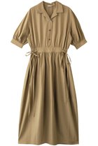 【マノフ/MANOF】のTYPEWEITER GATHER ONE PIECE/ワンピース BEIGE|ID: prp329100004587574 ipo3291000000032535675
