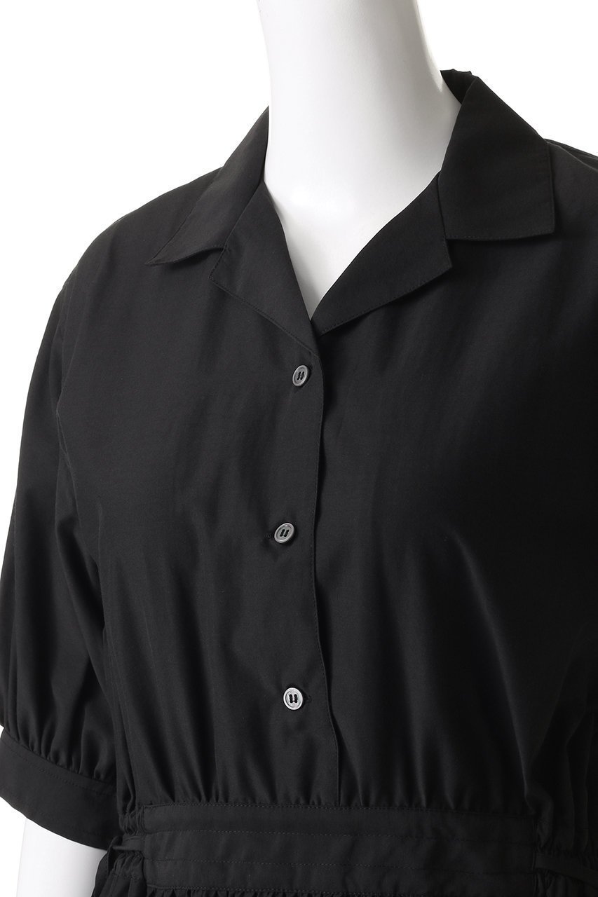 【マノフ/MANOF】のTYPEWEITER GATHER ONE PIECE/ワンピース 人気、トレンドファッション・服の通販 founy(ファニー) 　ファッション　Fashion　レディースファッション　Ladies' Fashion Online　ワンピース　Dress　チュニック　Tunic　コンパクト　Compact　スリーブ　Sleeve　チュニック　Tunic　トレンド　Trend　バルーン　Balloon　フェミニン　Feminine　リボン　Ribbon　ルーズ　Loose　ロング　Long　NEW・新作・新着・新入荷　New Arrivals　other-5|ID: prp329100004587574 ipo3291000000032535681