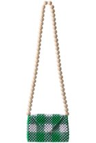 【トオス/TOOS】のウッドボールショルダーバッグ グリーンチェック|ID: prp329100004587591 ipo3291000000032535822