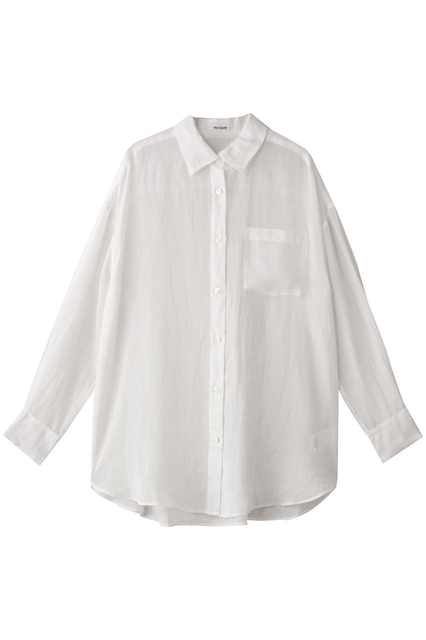 【ウィムガゼット/Whim Gazette】のラミーシャツ インテリア・キッズ・メンズ・レディースファッション・服の通販 founy(ファニー) 　ファッション　Fashion　レディースファッション　Ladies' Fashion Online　トップス・カットソー　Tops/Tshirt　シャツ/ブラウス　Shirts/Blouses　シンプル　Simple　スリーブ　Sleeve　ロング　Long　夏　Summer　NEW・新作・新着・新入荷　New Arrivals　オフホワイト|ID: prp329100004587595 ipo3291000000032535868