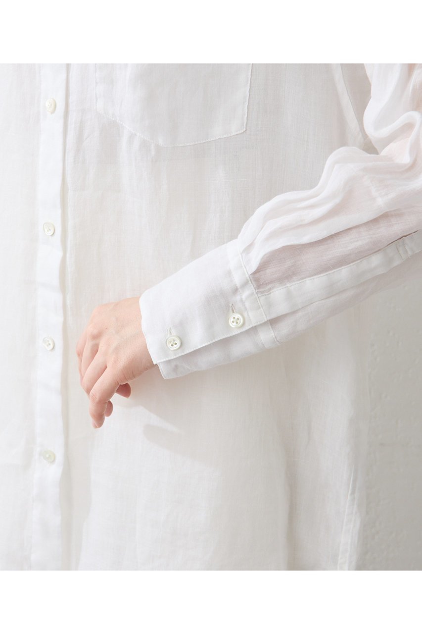 【ウィムガゼット/Whim Gazette】のラミーシャツ 人気、トレンドファッション・服の通販 founy(ファニー) 　ファッション　Fashion　レディースファッション　Fashion for Women　トップス・カットソー　Cut & Sew Tops　シャツ・ブラウス・オフィスカジュアル　Elegant Blouses & Button-Ups　スリーブ　Sleeve, Long Sleeve / Short Sleeve　フロント　Front, Front Design　ポケット　Pocket, Pocket Detail　ヨーク　Yoke, Yoke Design　ロング　Long, Long-Length　夏　Summer　定番　Standard, Basic Item　other-7|ID: prp329100004587595 ipo3291000000032695033