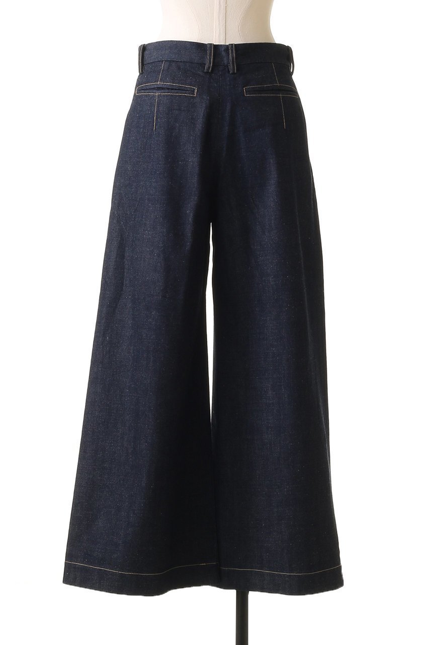 【ブラミンク/BLAMINK】の【BLMK】デニムバギーパンツ 人気、トレンドファッション・服の通販 founy(ファニー) 　ファッション　Fashion　レディースファッション　Fashion for Women　パンツ　Pants & Trousers　デニムパンツ・ジーンズ・美脚デニム　Denim Jeans & Pants　ウォッシュ　Washed Finish　エレガント 上品　Elegant　シンプル　Simple, Minimal　ジャケット　Jacket, Outerwear　デニム　Denim, Jeans Material　ワイド　Wide, Wide Fit　定番　Standard, Basic Item　other-4|ID: prp329100004587603 ipo3291000000035613348