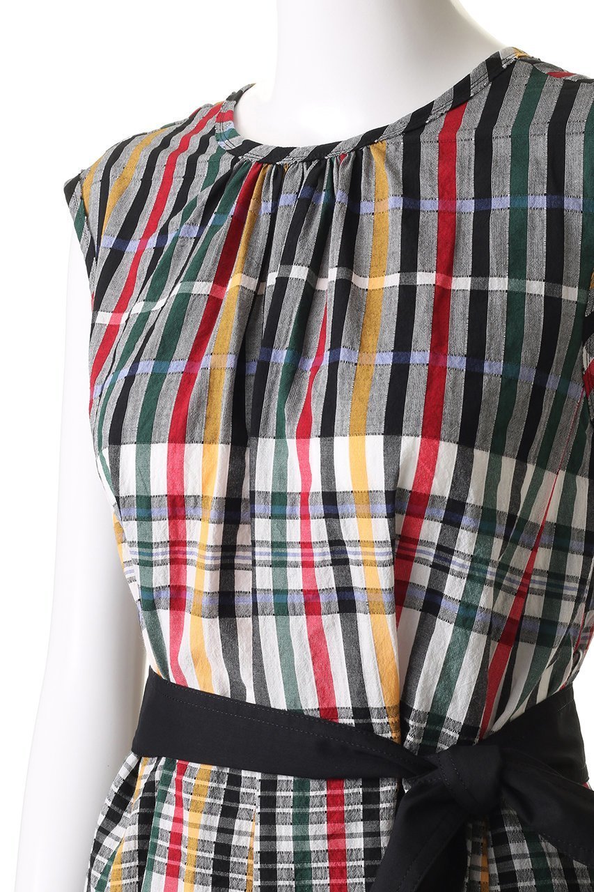 【ハウス オブ ロータス/HOUSE OF LOTUS】のランダムチェックワンピース 人気、トレンドファッション・服の通販 founy(ファニー) 　ファッション　Fashion　レディースファッション　Ladies' Fashion Online　ワンピース　Dress　チュニック　Tunic　2025年　2025　コンパクト　Compact　チェック　Check　チュニック　Tunic　フレア　Flare　モノトーン　Monotone　ロング　Long　A/W・秋冬　Aw・Autumn/Winter・Fw・Fall-Winter　other-5|ID: prp329100004587607 ipo3291000000032535942