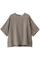 【プルミエ アロンディスモン/1er Arrondissement】のキュプラフィブリルTブラウス 人気、トレンドファッション・服の通販 founy(ファニー) ファッション Fashion レディースファッション Ladies' Fashion Online トップス・カットソー Tops/Tshirt シャツ/ブラウス Shirts/Blouses 2025年 2025 とろみ Thickness キュプラ Cupra ショート Short シンプル Simple スリット Slit スリーブ Sleeve A/W・秋冬 Aw・Autumn/Winter・Fw・Fall-Winter thumbnail グレージュ|ID: prp329100004587611 ipo3291000000032535961