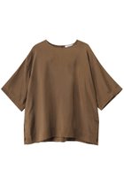 【プルミエ アロンディスモン/1er Arrondissement】のキュプラフィブリルTブラウス 人気、トレンドファッション・服の通販 founy(ファニー) ファッション Fashion レディースファッション Ladies' Fashion Online トップス・カットソー Tops/Tshirt シャツ/ブラウス Shirts/Blouses 2025年 2025 とろみ Thickness キュプラ Cupra ショート Short シンプル Simple スリット Slit スリーブ Sleeve A/W・秋冬 Aw・Autumn/Winter・Fw・Fall-Winter thumbnail ブラウン|ID: prp329100004587611 ipo3291000000032535963