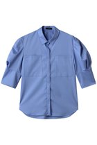 【アルアバイル/allureville】のコットンストレッチブロードシャツ サックス|ID: prp329100004587615 ipo3291000000032535995