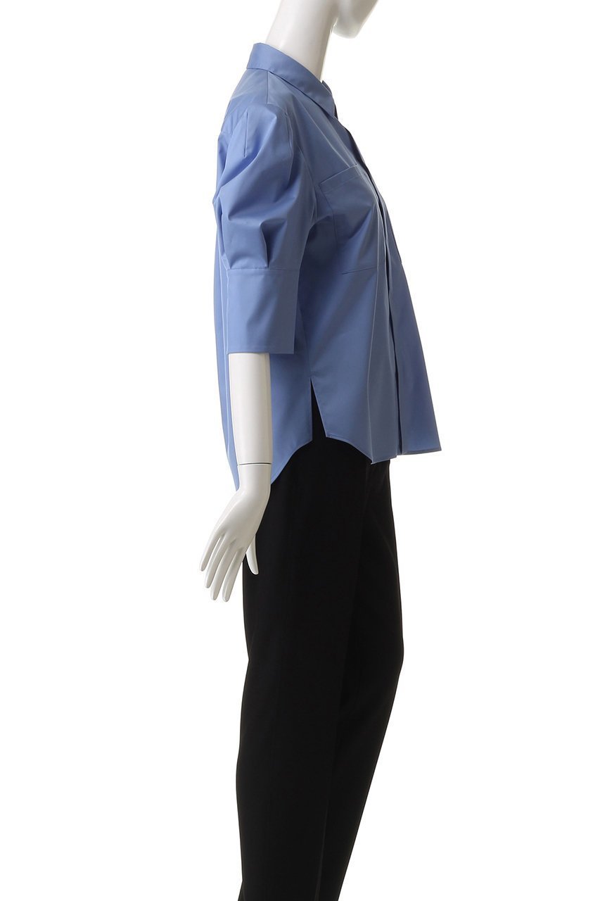 【アルアバイル/allureville】のコットンストレッチブロードシャツ 人気、トレンドファッション・服の通販 founy(ファニー) 　ファッション　Fashion　レディースファッション　Fashion for Women　トップス・カットソー　Cut & Sew Tops　シャツ・ブラウス・オフィスカジュアル　Elegant Blouses & Button-Ups　ショート　Short, Short Length　シンプル　Simple, Minimal　スリット　Slit, Slit Detail　スリーブ　Sleeve, Long Sleeve / Short Sleeve　ファブリック　Fabric, Textile　リュクス　Luxury, Elegant, High-End, Chic　エレガント 上品　Elegant　定番　Standard, Basic Item　other-3|ID: prp329100004587615 ipo3291000000032535999