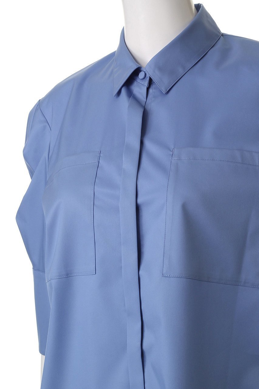 【アルアバイル/allureville】のコットンストレッチブロードシャツ 人気、トレンドファッション・服の通販 founy(ファニー) 　ファッション　Fashion　レディースファッション　Fashion for Women　トップス・カットソー　Cut & Sew Tops　シャツ・ブラウス・オフィスカジュアル　Elegant Blouses & Button-Ups　ショート　Short, Short Length　シンプル　Simple, Minimal　スリット　Slit, Slit Detail　スリーブ　Sleeve, Long Sleeve / Short Sleeve　ファブリック　Fabric, Textile　リュクス　Luxury, Elegant, High-End, Chic　エレガント 上品　Elegant　定番　Standard, Basic Item　other-5|ID: prp329100004587615 ipo3291000000032536001