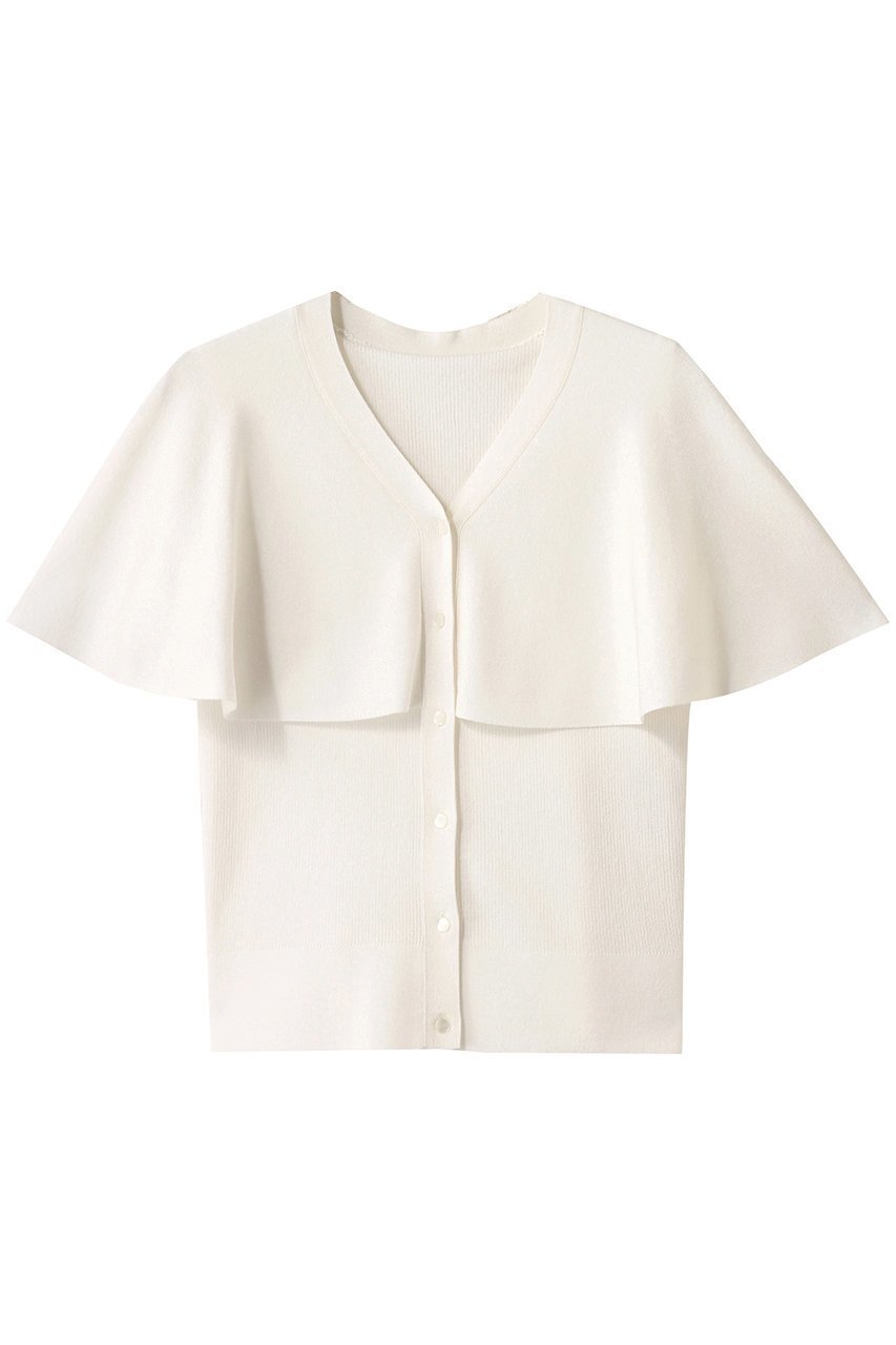 【アルアバイル/allureville】の【Loulou Willoughby】メタリックヤーンケーププルオーバー インテリア・キッズ・メンズ・レディースファッション・服の通販 founy(ファニー) 　ファッション　Fashion　レディースファッション　Fashion for Women　トップス・カットソー　Cut & Sew Tops　ニット　Knit Tops & Sweaters　カジュアルプルオーバー・ニットトップス　Pullovers & Knit Tops / Casual Pullovers　おすすめ　Recommended / Our Picks　ドレープ　Drape, Draping Fabric　オフホワイト|ID: prp329100004587616 ipo3291000000032536003