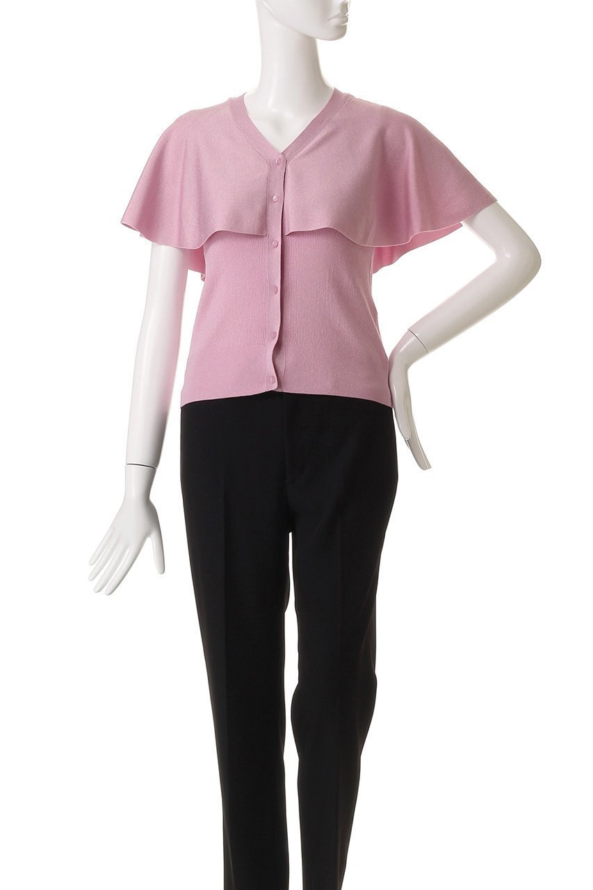 【アルアバイル/allureville】の【Loulou Willoughby】メタリックヤーンケーププルオーバー 人気、トレンドファッション・服の通販 founy(ファニー) 　ファッション　Fashion　レディースファッション　Fashion for Women　トップス・カットソー　Cut & Sew Tops　ニット　Knit Tops & Sweaters　カジュアルプルオーバー・ニットトップス　Pullovers & Knit Tops / Casual Pullovers　おすすめ　Recommended / Our Picks　ドレープ　Drape, Draping Fabric　other-2|ID: prp329100004587616 ipo3291000000032536009