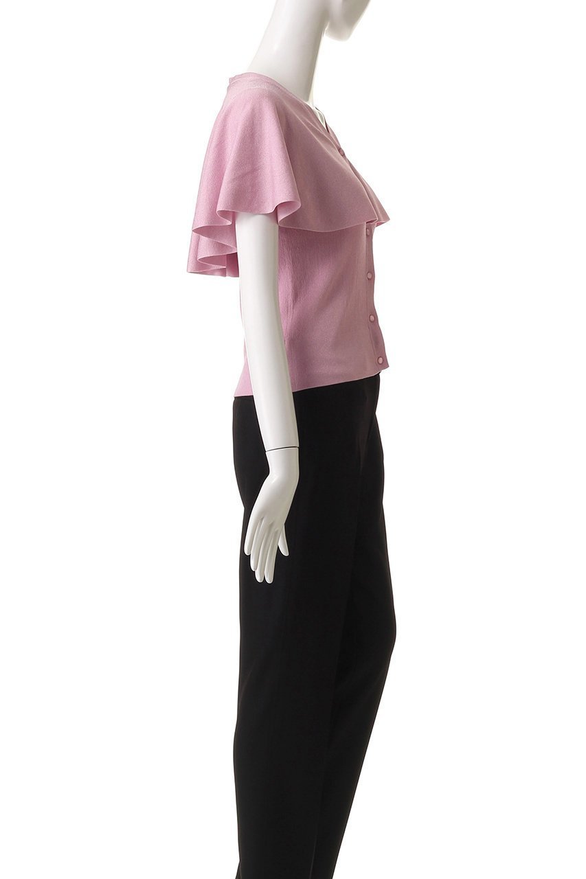 【アルアバイル/allureville】の【Loulou Willoughby】メタリックヤーンケーププルオーバー 人気、トレンドファッション・服の通販 founy(ファニー) 　ファッション　Fashion　レディースファッション　Fashion for Women　トップス・カットソー　Cut & Sew Tops　ニット　Knit Tops & Sweaters　カジュアルプルオーバー・ニットトップス　Pullovers & Knit Tops / Casual Pullovers　おすすめ　Recommended / Our Picks　ドレープ　Drape, Draping Fabric　other-3|ID: prp329100004587616 ipo3291000000032536010