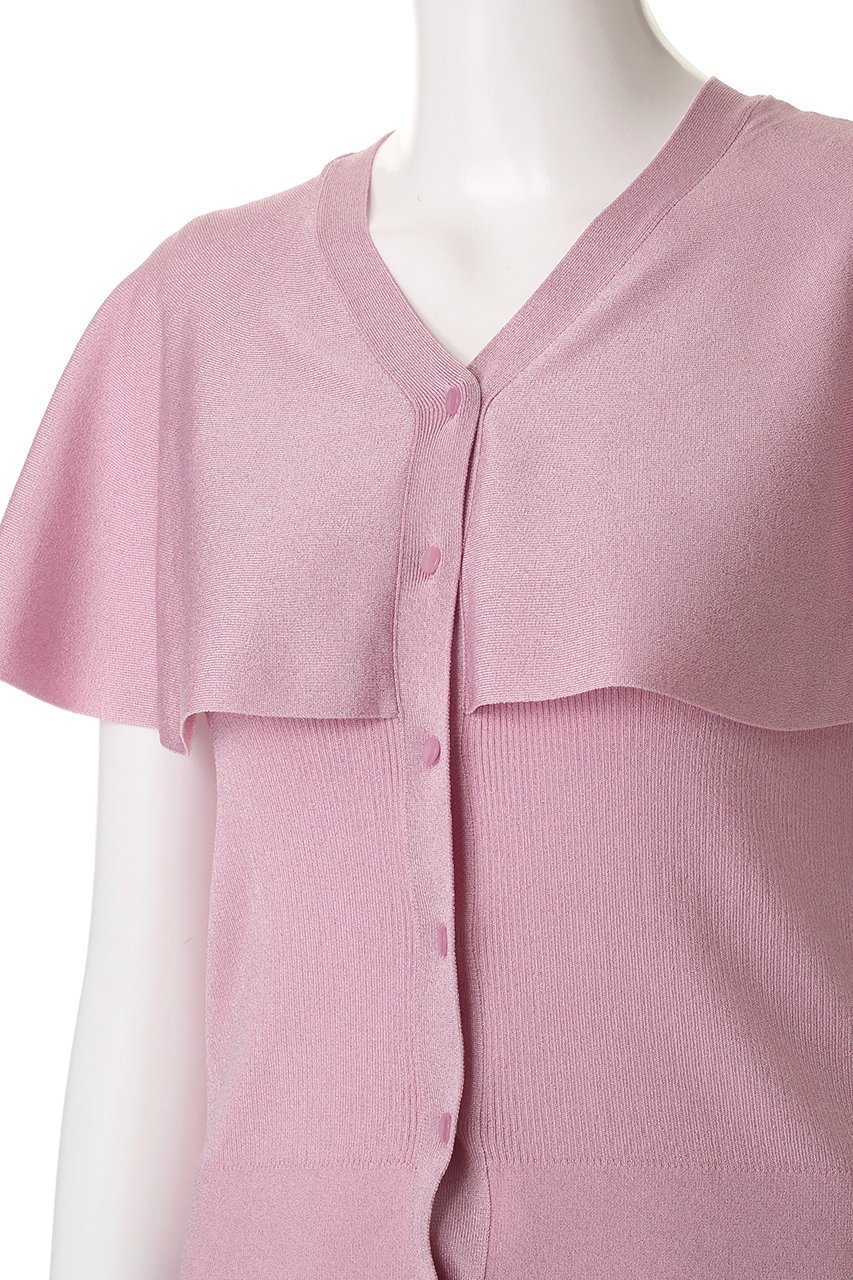 【アルアバイル/allureville】の【Loulou Willoughby】メタリックヤーンケーププルオーバー 人気、トレンドファッション・服の通販 founy(ファニー) 　ファッション　Fashion　レディースファッション　Fashion for Women　トップス・カットソー　Cut & Sew Tops　ニット　Knit Tops & Sweaters　カジュアルプルオーバー・ニットトップス　Pullovers & Knit Tops / Casual Pullovers　おすすめ　Recommended / Our Picks　ドレープ　Drape, Draping Fabric　other-5|ID: prp329100004587616 ipo3291000000032536013