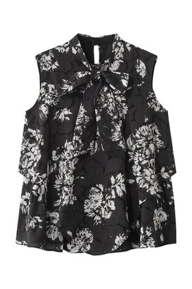 【アルアバイル/allureville】 【Loulou Willoughby】モノトーンフラワー刺繍ブラウス人気、トレンドファッション・服の通販 founy(ファニー) ファッション Fashion レディースファッション Fashion for Women トップス・カットソー Cut & Sew Tops キャミソール&ノースリーブ Camisoles & Sleeveless Tops シャツ・ブラウス・オフィスカジュアル Elegant Blouses & Button-Ups おすすめ Recommended / Our Picks セットアップ Set-Up, Coordinated Outfit ノースリーブ Sleeveless, No-Sleeve フラワー Flower, Floral プリント Print, Printed Pattern モノトーン Monotone, Black and White レース Lace, Lace Fabric 夏 Summer |ID:prp329100004587618