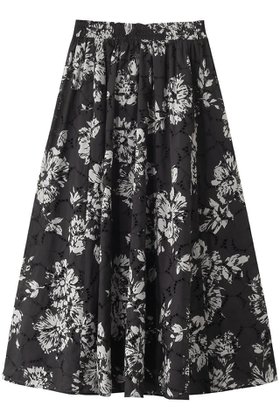 【アルアバイル/allureville】 【Loulou Willoughby】モノトーンフラワー刺繍フレアスカート人気、トレンドファッション・服の通販 founy(ファニー) ファッション Fashion レディースファッション Fashion for Women スカート Skirts Aライン・フレアスカート A-Line & Flared Skirts ロングスカート Long Skirts / Maxi & Midi Skirts おすすめ Recommended / Our Picks セットアップ Set-Up, Coordinated Outfit フラワー Flower, Floral フリル Frill, Ruffle フレア Flare, Flared プリント Print, Printed Pattern モノトーン Monotone, Black and White レース Lace, Lace Fabric ロング Long, Long-Length 夏 Summer |ID:prp329100004587620