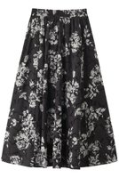 【アルアバイル/allureville】の【Loulou Willoughby】モノトーンフラワー刺繍フレアスカート 人気、トレンドファッション・服の通販 founy(ファニー) ファッション Fashion レディースファッション Fashion for Women スカート Skirts Aライン・フレアスカート A-Line & Flared Skirts ロングスカート Long Skirts / Maxi & Midi Skirts おすすめ Recommended / Our Picks セットアップ Set-Up, Coordinated Outfit フラワー Flower, Floral フリル Frill, Ruffle フレア Flare, Flared プリント Print, Printed Pattern モノトーン Monotone, Black and White レース Lace, Lace Fabric ロング Long, Long-Length 夏 Summer |ID:prp329100004587620