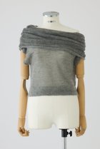 【リムアーク/RIM.ARK】のOff shoulder compact tops/トップス 人気、トレンドファッション・服の通販 founy(ファニー) ファッション Fashion レディースファッション Ladies' Fashion Online トップス・カットソー Tops/Tshirt シャツ/ブラウス Shirts/Blouses アシンメトリー Asymmetry ショート Short スリーブ Sleeve デコルテ Decolletage モヘア Mohair NEW・新作・新着・新入荷 New Arrivals thumbnail グレー|ID: prp329100004587641 ipo3291000000032536331