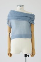 【リムアーク/RIM.ARK】のOff shoulder compact tops/トップス 人気、トレンドファッション・服の通販 founy(ファニー) ファッション Fashion レディースファッション Ladies' Fashion Online トップス・カットソー Tops/Tshirt シャツ/ブラウス Shirts/Blouses アシンメトリー Asymmetry ショート Short スリーブ Sleeve デコルテ Decolletage モヘア Mohair NEW・新作・新着・新入荷 New Arrivals thumbnail ライトブルー|ID: prp329100004587641 ipo3291000000032536332
