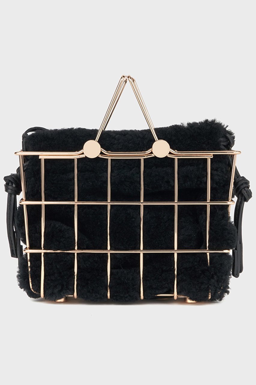 【ザンチェッティ/ZANCHETTI】のMARKET BAG(SHEEPSKIN) インテリア・キッズ・メンズ・レディースファッション・服の通販 founy(ファニー) 　ファッション　Fashion　レディースファッション　Ladies' Fashion Online　イタリア　Italy　ハンドバッグ　Handbag　メタル　Metal　ブラック|ID: prp329100004587643 ipo3291000000032536349