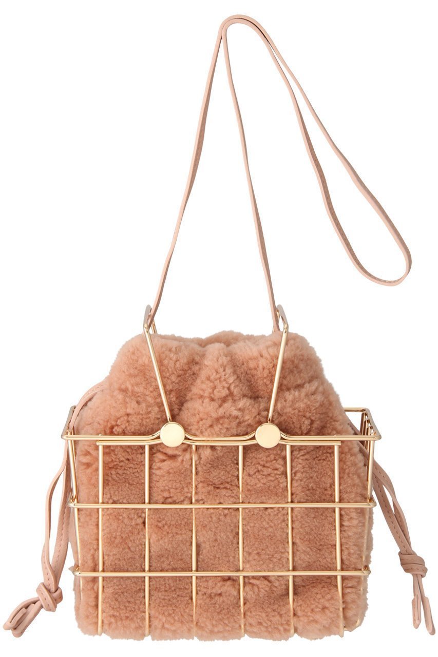 【ザンチェッティ/ZANCHETTI】のMARKET BAG(SHEEPSKIN) インテリア・キッズ・メンズ・レディースファッション・服の通販 founy(ファニー) 　ファッション　Fashion　レディースファッション　Fashion for Women　バッグ　Bags　イタリア　Italy　インナー　Innerwear　巾着　Drawstring Bag, Kinchaku　ピーチ|ID: prp329100004587643 ipo3291000000032789233