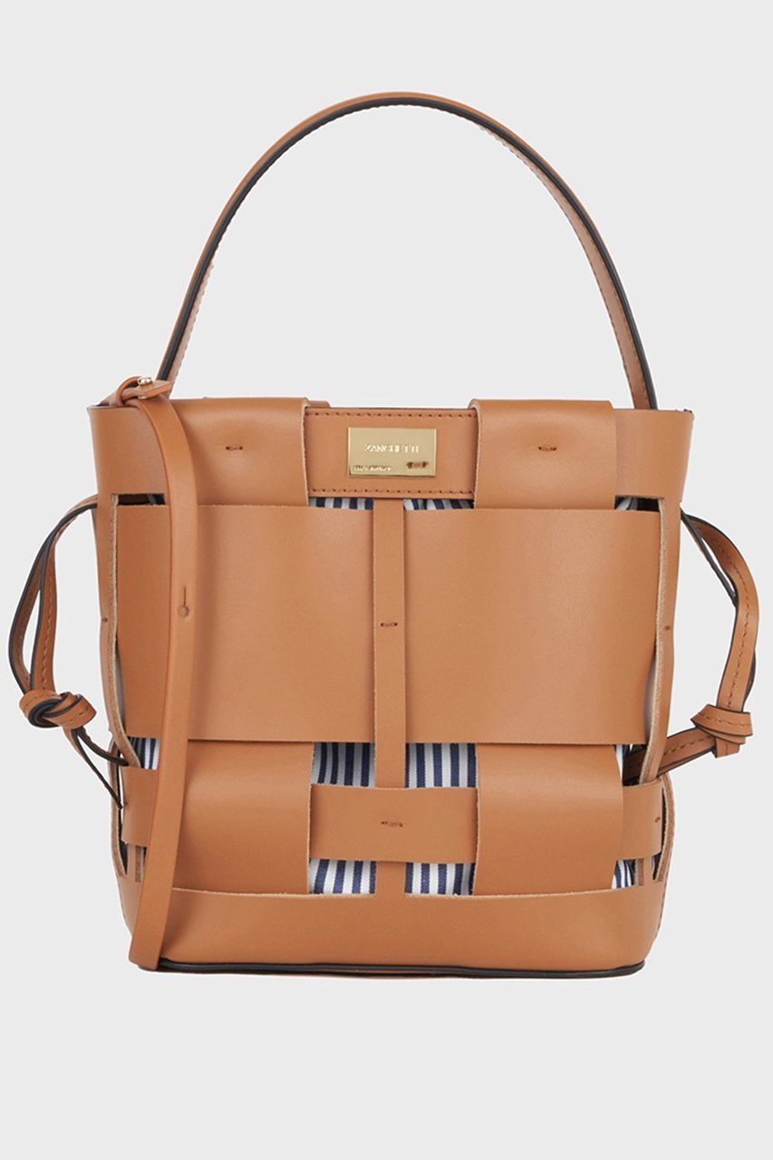 【ザンチェッティ/ZANCHETTI】のWOVEN BUCKET SMALL(STRIPE) インテリア・キッズ・メンズ・レディースファッション・服の通販 founy(ファニー) 　ファッション　Fashion　レディースファッション　Fashion for Women　バッグ　Bags　インナー　Innerwear　キャンバス　Canvas, Canvas Fabric　ストライプ　Stripe, Striped Pattern　プレート　Plate, Dish　ラップ　Wrap, Wrap Design　ランダム　Random, Irregular　エレガント 上品　Elegant　夏　Summer　旅行　Travel　春　Spring　S/S・春夏　SS, Spring/Summer, Warm Season　クオイオ×ブルー|ID: prp329100004587645 ipo3291000000035105160