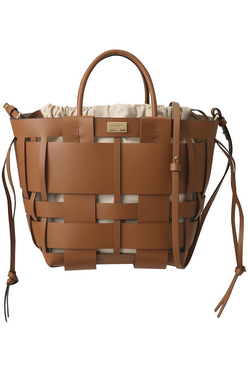 【ザンチェッティ/ZANCHETTI】のWOVEN MIDI SHOPPER 人気、トレンドファッション・服の通販 founy(ファニー) 　ファッション　Fashion　レディースファッション　Ladies' Fashion Online　バッグ　Bag　なめらか　Smooth　ショルダー　Shoulder　メッシュ　Mesh　ラップ　Wrap　ランダム　Random　エレガント 上品　Elegant　 other-1|ID: prp329100004587646 ipo3291000000032536382