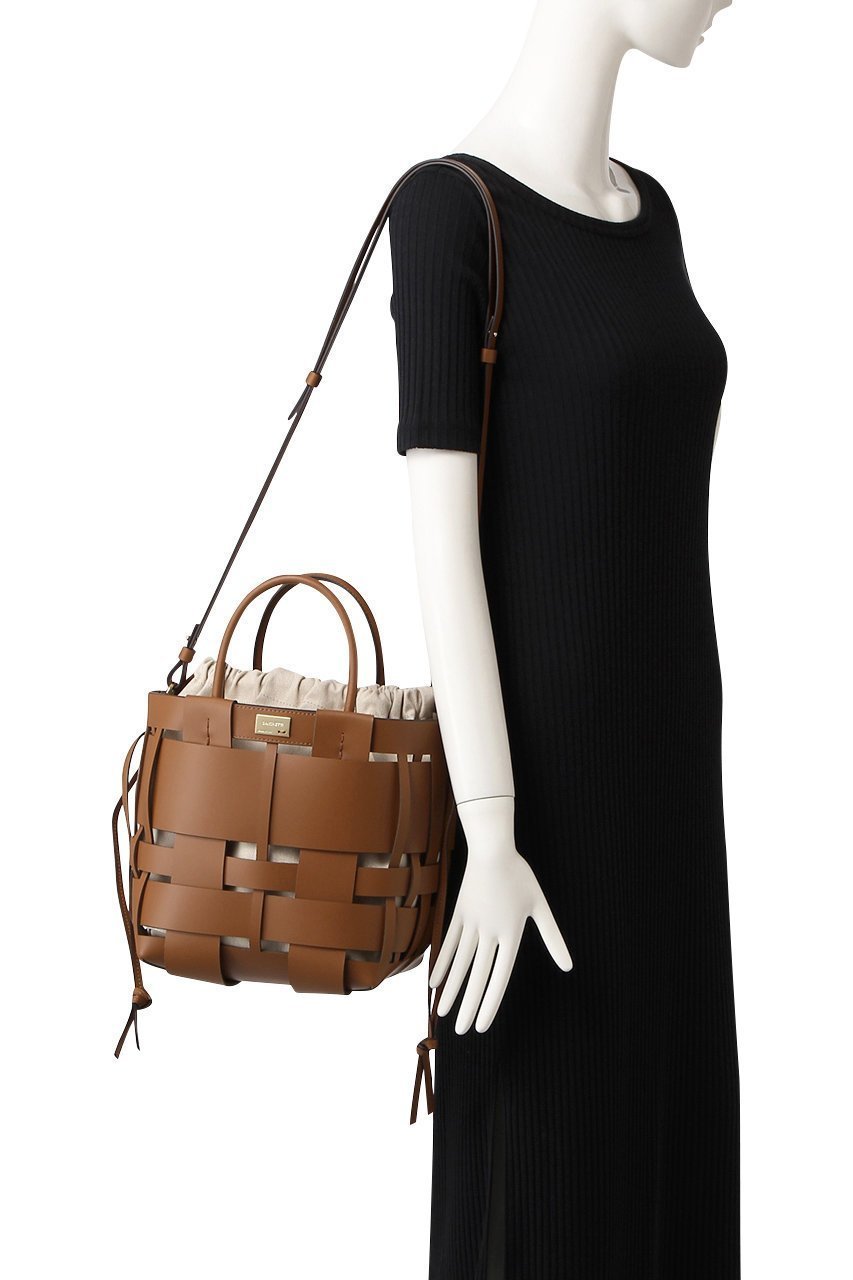 【ザンチェッティ/ZANCHETTI】のWOVEN MIDI SHOPPER 人気、トレンドファッション・服の通販 founy(ファニー) 　ファッション　Fashion　レディースファッション　Ladies' Fashion Online　バッグ　Bag　なめらか　Smooth　ショルダー　Shoulder　メッシュ　Mesh　ラップ　Wrap　ランダム　Random　エレガント 上品　Elegant　other-2|ID: prp329100004587646 ipo3291000000032536386