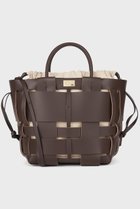 【ザンチェッティ/ZANCHETTI】のWOVEN MIDI SHOPPER ディープブラウン|ID: prp329100004587646 ipo3291000000035874538