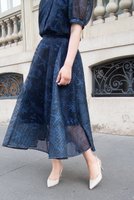 【アロー/aLORS】のJupe ”Pelagia” スカート 人気、トレンドファッション・服の通販 founy(ファニー) ファッション Fashion レディースファッション Ladies' Fashion Online スカート Skirt ロングスカート Long Skirt エレガント 上品 Elegant セットアップ Set Up デニム Denim プリント Print モチーフ Motif ロング Long おすすめ Recommend NEW・新作・新着・新入荷 New Arrivals |ID:prp329100004588489