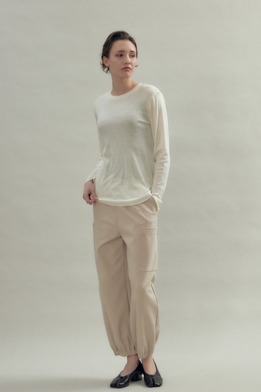 【フローレント/FLORENT】のウール ロングスリーブ カットソー 人気、トレンドファッション・服の通販 founy(ファニー) 　ファッション　Fashion　レディースファッション　Ladies' Fashion Online　トップス・カットソー　Tops/Tshirt　シャツ/ブラウス　Shirts/Blouses　ロング / Tシャツ　T-Shirts　カットソー　Cut and Sewn　2025年　2025　なめらか　Smooth　カットソー　Cut And Sew　スリーブ　Sleeve　ロング　Long　A/W・秋冬　Aw・Autumn/Winter・Fw・Fall-Winter　other-6|ID: prp329100004588501 ipo3291000000032549052
