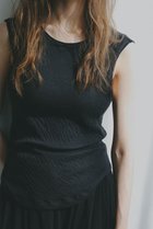 【エトレトウキョウ/ETRE TOKYO】のダブルクロススリーブレスカップインプルオーバー 人気、トレンドファッション・服の通販 founy(ファニー) ファッション Fashion レディースファッション Ladies' Fashion Online トップス・カットソー Tops/Tshirt キャミソール / ノースリーブ No Sleeves シャツ/ブラウス Shirts/Blouses ロング / Tシャツ T-Shirts プルオーバー Pullover カットソー Cut and Sewn なめらか Smooth インナー Inner カッティング Cutting キャミソール Camisole タンク Tank ダブル Double リラックス Relax NEW・新作・新着・新入荷 New Arrivals thumbnail ブラック|ID: prp329100004588503 ipo3291000000032549067