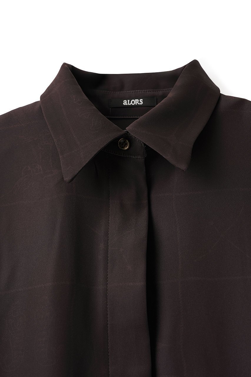 【アロー/aLORS】のChemise sans manches ”Astrifera” シャツ 人気、トレンドファッション・服の通販 founy(ファニー) 　ファッション　Fashion　レディースファッション　Fashion for Women　トップス・カットソー　Cut & Sew Tops　シャツ・ブラウス・オフィスカジュアル　Elegant Blouses & Button-Ups　ショート　Short, Short Length　スリーブ　Sleeve, Long Sleeve / Short Sleeve　セットアップ　Set-Up, Coordinated Outfit　プリント　Print, Printed Pattern　おすすめ　Recommended / Our Picks　夏　Summer　エレガント 上品　Elegant　新作・新入荷　New Arrivals / New In　other-7|ID: prp329100004588505 ipo3291000000032633077