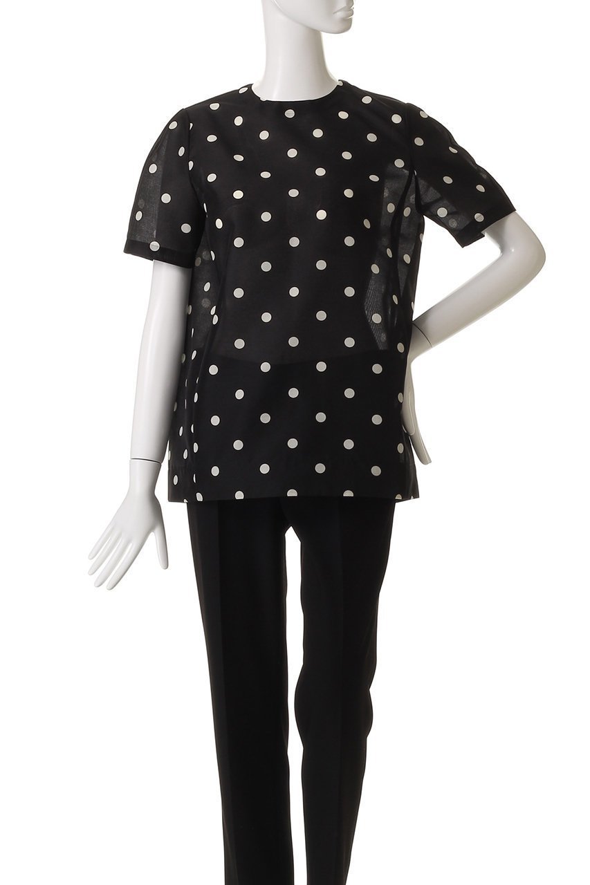 【エムフィル/M Fil】のドットオーガンジー フォルムブラウス 人気、トレンドファッション・服の通販 founy(ファニー) 　ファッション　Fashion　レディースファッション　Ladies' Fashion Online　トップス・カットソー　Tops/Tshirt　シャツ/ブラウス　Shirts/Blouses　2025年　2025　2025-2026秋冬・A/W　Aw/Autumn/Winter/Fw/Fall/2025-2026　オーガンジー　Organdy　ショート　Short　スリーブ　Sleeve　ドット　Dot　ハーフ　Half　フォルム　Form　A/W・秋冬　Aw・Autumn/Winter・Fw・Fall-Winter　other-2|ID: prp329100004588510 ipo3291000000032549114