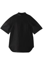 【エムフィル/M Fil】のラミーピンタック コクーンスリーブ ブラウス 人気、トレンドファッション・服の通販 founy(ファニー) ファッション Fashion レディースファッション Fashion for Women トップス・カットソー Cut & Sew Tops シャツ・ブラウス・オフィスカジュアル Elegant Blouses & Button-Ups ショート Short, Short Length スタイリッシュ Stylish, Fashionable スタンド Stand Collar, Upright Stand スリーブ Sleeve, Long Sleeve / Short Sleeve thumbnail ブラック|ID: prp329100004588511 ipo3291000000035580126