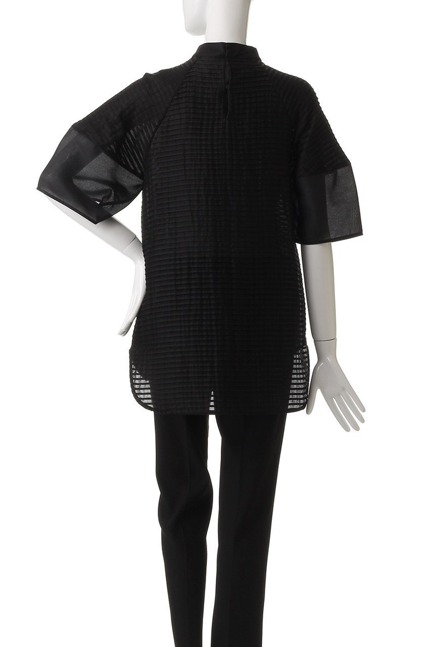 【エムフィル/M Fil】のラミーピンタック コクーンスリーブ ブラウス 人気、トレンドファッション・服の通販 founy(ファニー) 　ファッション　Fashion　レディースファッション　Fashion for Women　トップス・カットソー　Cut & Sew Tops　シャツ・ブラウス・オフィスカジュアル　Elegant Blouses & Button-Ups　ショート　Short, Short Length　スタイリッシュ　Stylish, Fashionable　スタンド　Stand Collar, Upright Stand　スリーブ　Sleeve, Long Sleeve / Short Sleeve　other-4|ID: prp329100004588511 ipo3291000000035580129