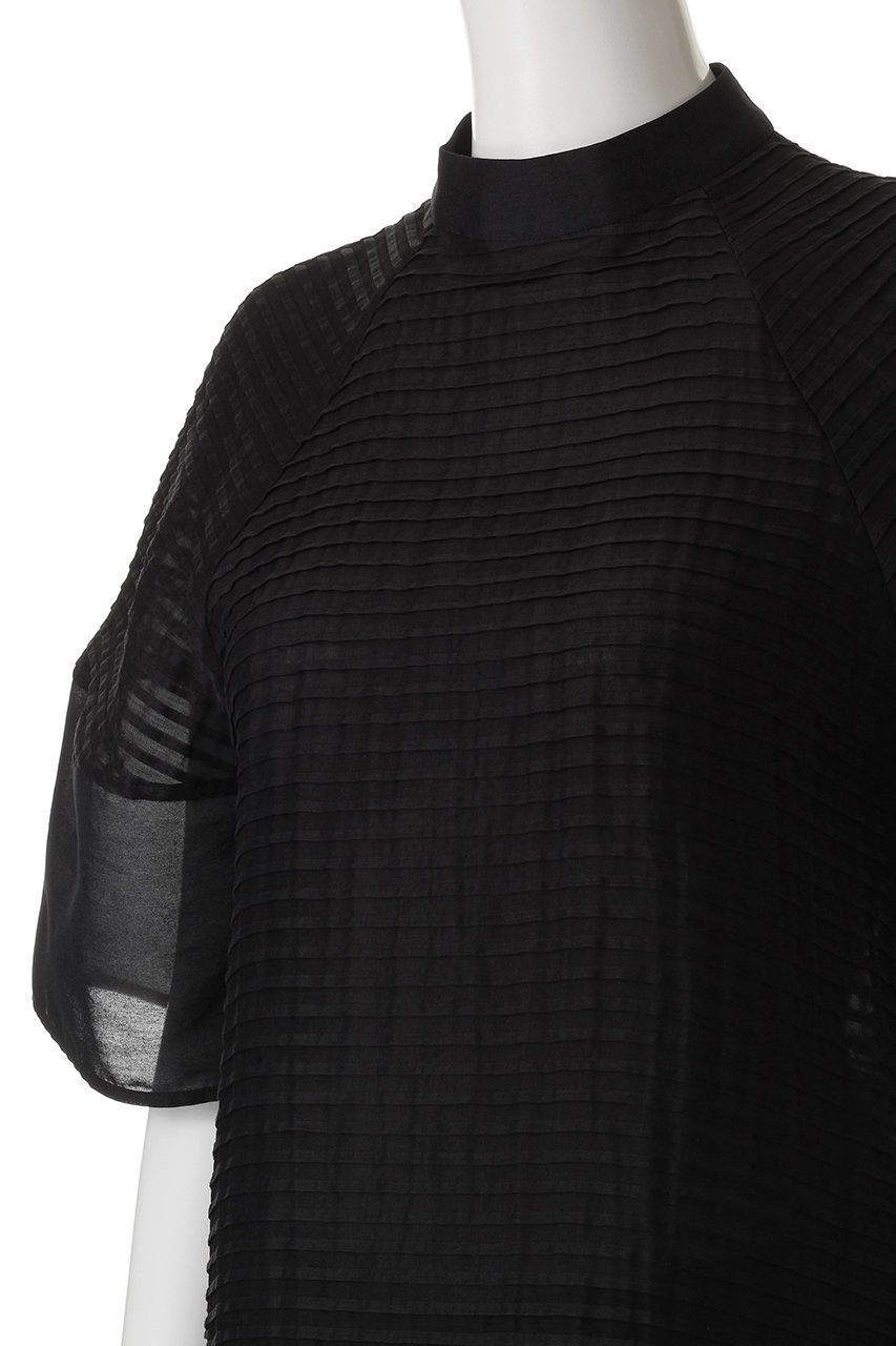 【エムフィル/M Fil】のラミーピンタック コクーンスリーブ ブラウス 人気、トレンドファッション・服の通販 founy(ファニー) 　ファッション　Fashion　レディースファッション　Fashion for Women　トップス・カットソー　Cut & Sew Tops　シャツ・ブラウス・オフィスカジュアル　Elegant Blouses & Button-Ups　ショート　Short, Short Length　スタイリッシュ　Stylish, Fashionable　スタンド　Stand Collar, Upright Stand　スリーブ　Sleeve, Long Sleeve / Short Sleeve　other-5|ID: prp329100004588511 ipo3291000000035580130